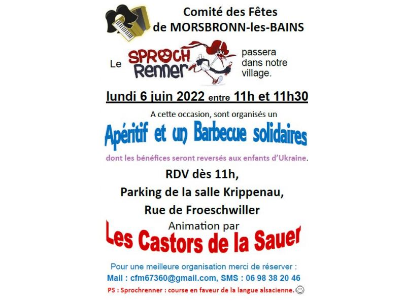 le Sprochrenner passe à Morsbronn les Bains le Sprochrenner passe à Morsbronn les Bains