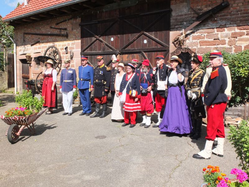 Reconstitution historique: ambiance village 1870 Reconstitution historique: ambiance village 1870